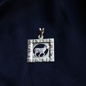 14 K Gold Aries Pendant